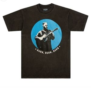 🆕️ Zach Bryan Blue Dot Burn Burn Burn Tour Tee